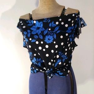 🥂5/$15🥂 Retro stretchy convertible top M LAST CHANCE SALE!